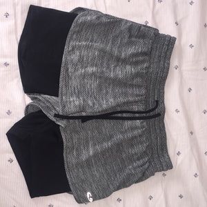 Champion grey/black Compressional Shorts
